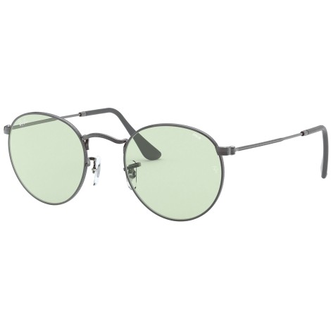 Round Solid Evolve RB3447 gunmetal green
