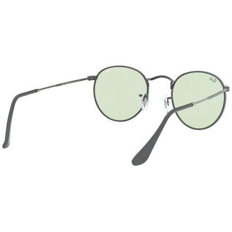 Round Solid Evolve RB3447 gunmetal green