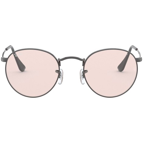 Round Solid Evolve RB3447 gunmetal pink