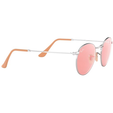 Round Washed Evolve RB3447 silver pink