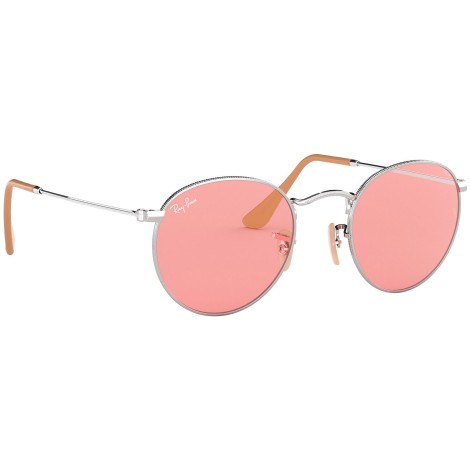Round Washed Evolve RB3447 silver pink