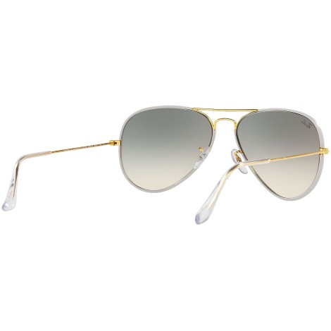 Aviator Full Color RB3025JM 919632 grey on legend gold
