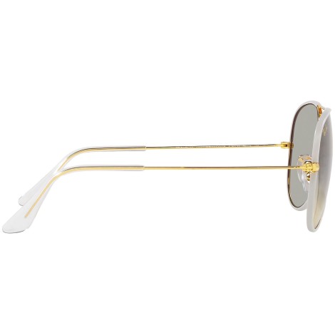 Aviator Full Color RB3025JM 919632 grey on legend gold