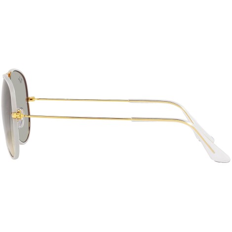 Aviator Full Color RB3025JM 919632 grey on legend gold