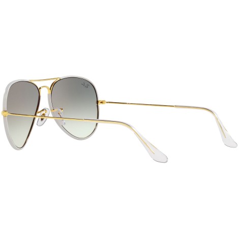 Aviator Full Color RB3025JM 919632 grey on legend gold