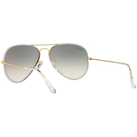 Aviator Full Color RB3025JM 919632 grey on legend gold