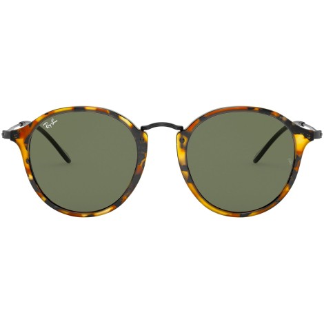 Round RB2447 1157 spotted black havana