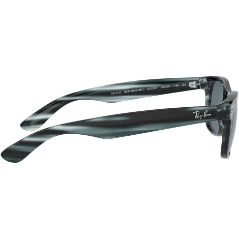 New Wayfarer RB2132 6432R5 striped blue havana