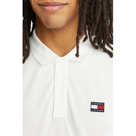 TJM CLASSIC XS BADGE POLO WHITE