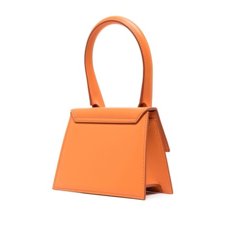 JACQUEMUS Le Chiquito Moyen mini bag in pelle di vitello arancione