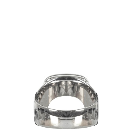 dolce & gabbana enamel and logo ring