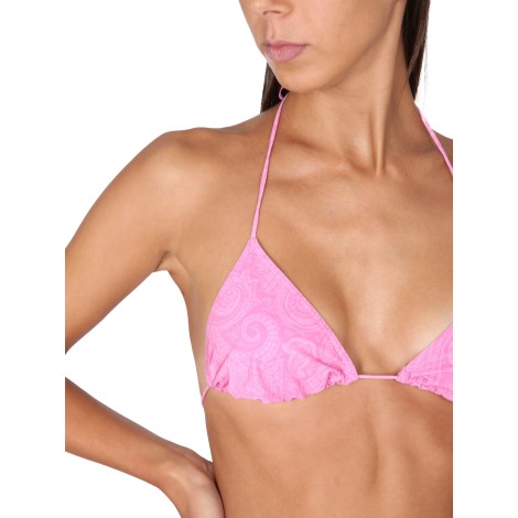 etro paisley print bikini swimsuit