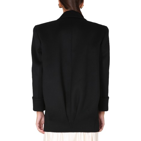 saint laurent double-breasted coat