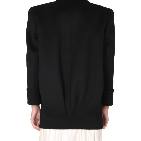saint laurent double-breasted coat