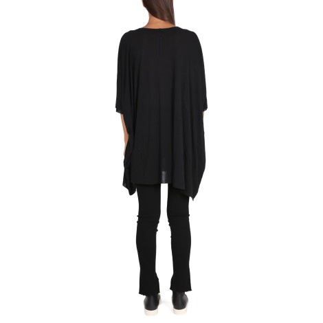 rick owens t-shirt poncho