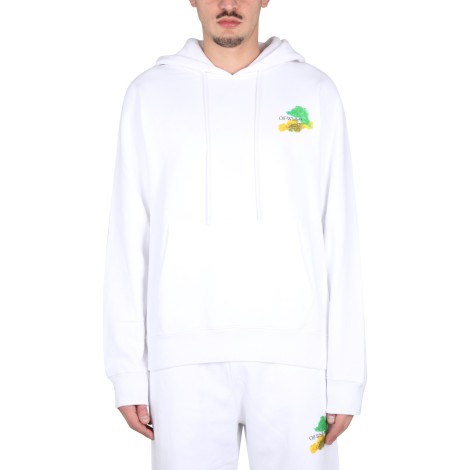 off-white sweatshirt with logo print