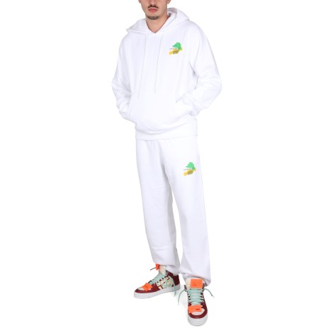 off-white sweatshirt with logo print