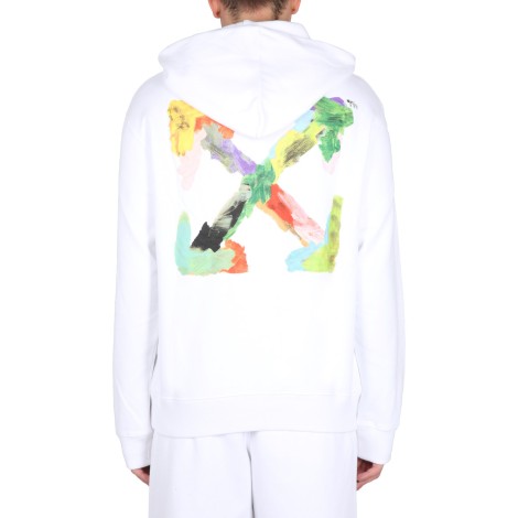 off-white sweatshirt with logo print