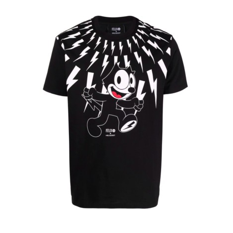 NEIL BARRETT T-shirt Felix The Cat Thunderbolt