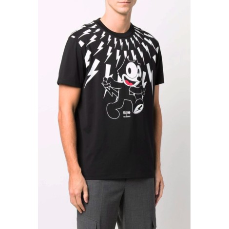 NEIL BARRETT T-shirt Felix The Cat Thunderbolt