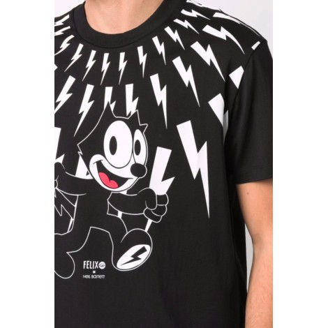 NEIL BARRETT T-shirt Felix The Cat Thunderbolt