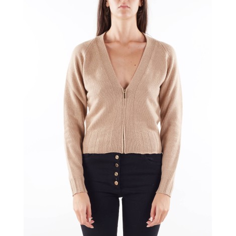 ANNA MOLINARI Cardigan con zip in lana Anna Molinari