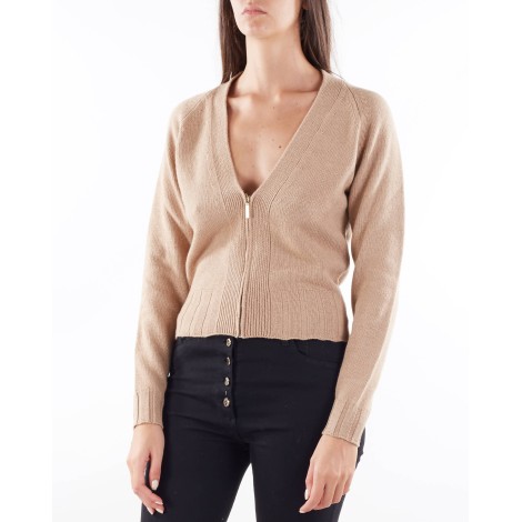 ANNA MOLINARI Cardigan con zip in lana Anna Molinari