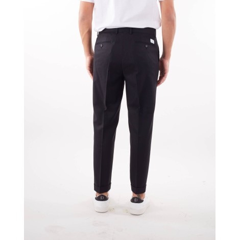 MANUEL RITZ Pantalone in lana con pences Manuel Ritz