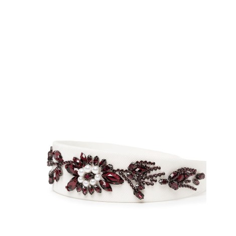 ERDEM 1201iobe ivory/burgundy