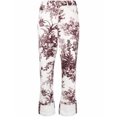 ERDEM 6277pefd white/burgundy