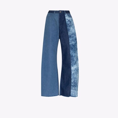 MARQUES ALMEIDA ss22tr0014dnp blue patchwork