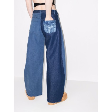 MARQUES ALMEIDA ss22tr0014dnp blue patchwork