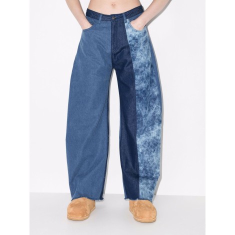 MARQUES ALMEIDA ss22tr0014dnp blue patchwork