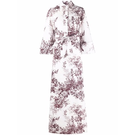 ERDEM 21623pefp white/burgundy