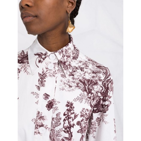 ERDEM 21623pefp white/burgundy