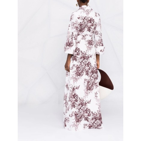 ERDEM 21623pefp white/burgundy
