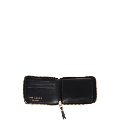 comme des garcons wallet zipped wallet