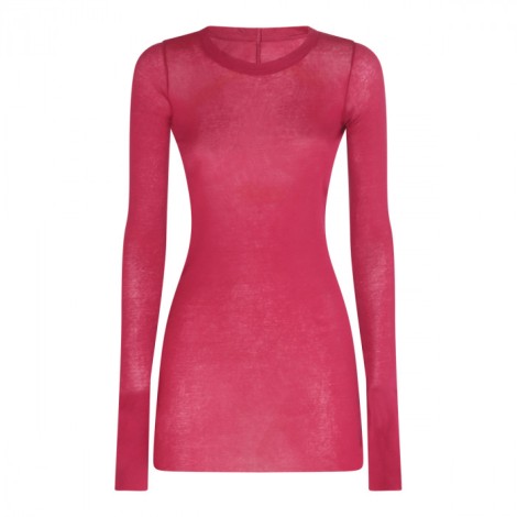 Rick Owens - Fuchsia Cotton T-shirt