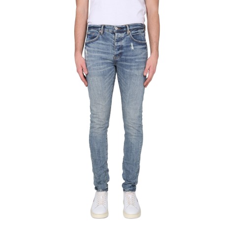 purple brand jeans in denim