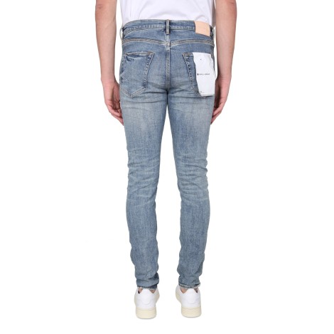 purple brand jeans in denim