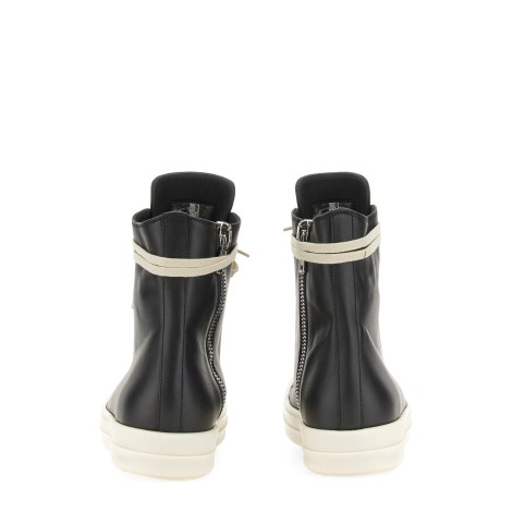rick owens leather sneaker