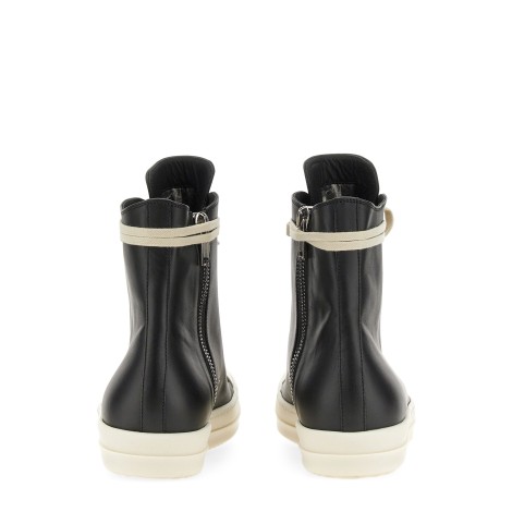 rick owens leather sneakers