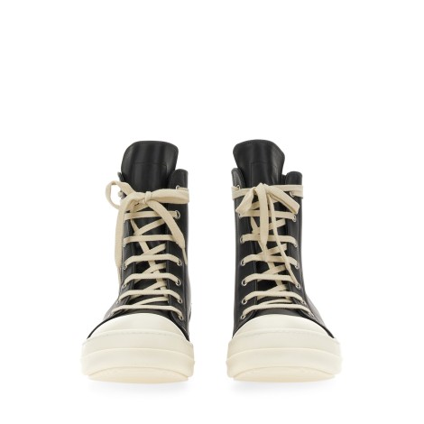 rick owens leather sneakers