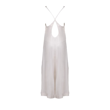 Prada Flared Silk Jumpsuit 40
