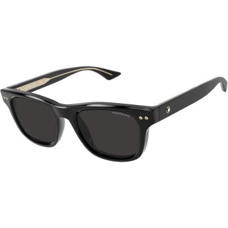 MB0254S 001 black smoke