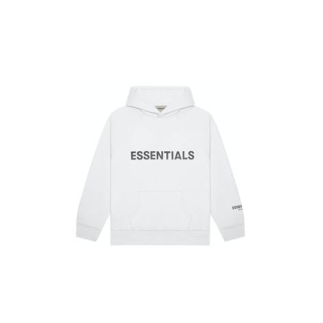 Fear of God Essentials Pullover Hoodie Applique Logo White