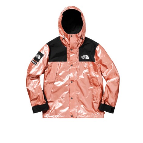 Supreme The North Face Metallic Mountain Parka Rose Gold