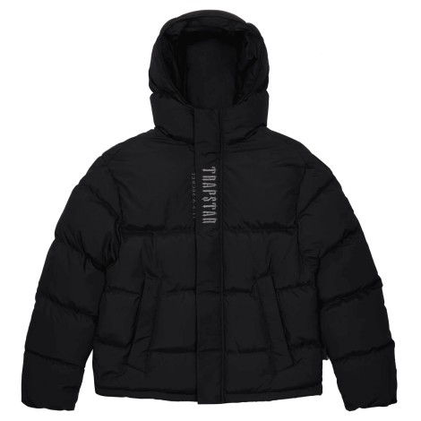 Trapstar Decoded 2.0 Hooded Puffer Jacket Black