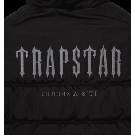 Trapstar Decoded 2.0 Hooded Puffer Jacket Black