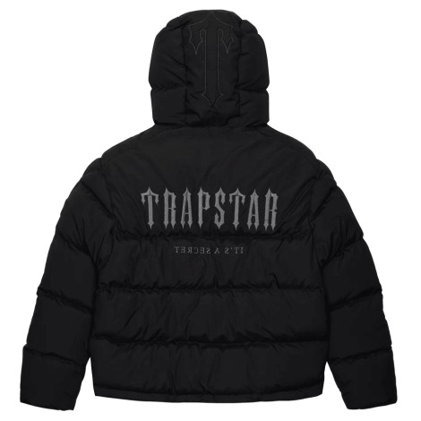 Trapstar Decoded 2.0 Hooded Puffer Jacket Black